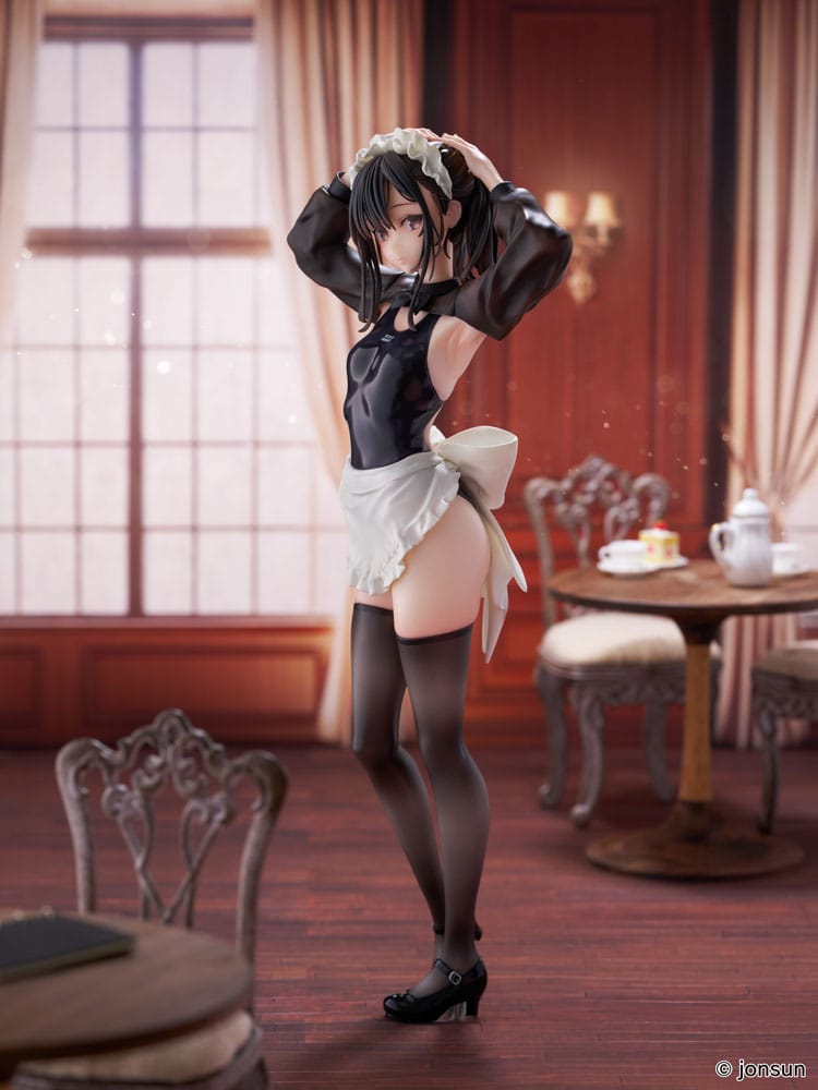 Original Character PVC Statue 1/6 Sakura Shiori Competition Swimsuit Maid 27 cm Scalefiguren Yokina