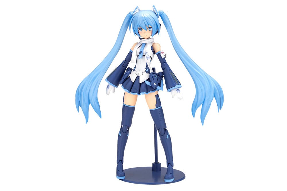 Frame Arms Girl x Hatsune Miku Plastic Model Kit Frame Music Girl Snow Miku Another Color Ver. 15 cm Figmas Yokina
