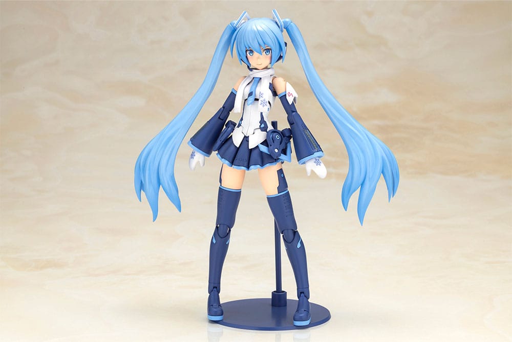 Frame Arms Girl x Hatsune Miku Plastic Model Kit Frame Music Girl Snow Miku Another Color Ver. 15 cm Figmas Yokina
