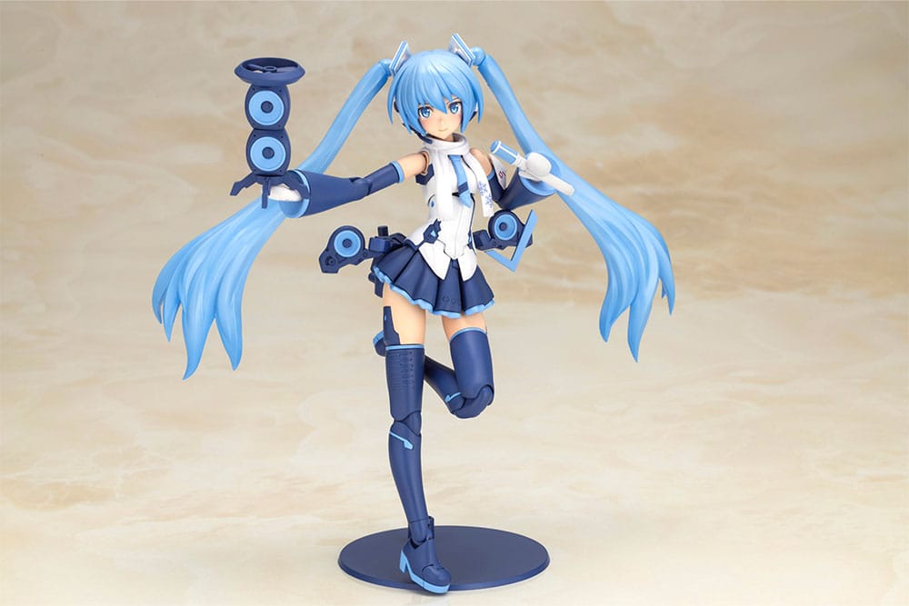 Frame Arms Girl x Hatsune Miku Plastic Model Kit Frame Music Girl Snow Miku Another Color Ver. 15 cm Figmas Yokina