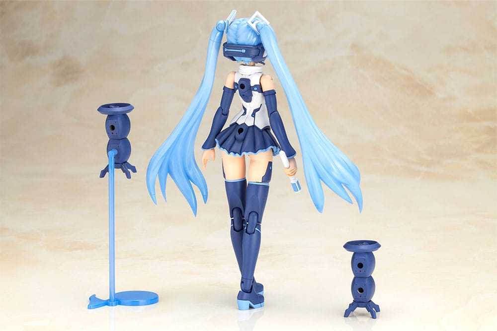 Frame Arms Girl x Hatsune Miku Plastic Model Kit Frame Music Girl Snow Miku Another Color Ver. 15 cm Figmas Yokina