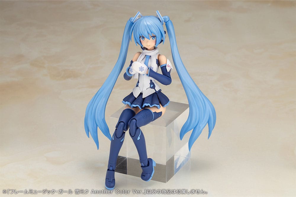 Frame Arms Girl x Hatsune Miku Plastic Model Kit Frame Music Girl Snow Miku Another Color Ver. 15 cm Figmas Yokina