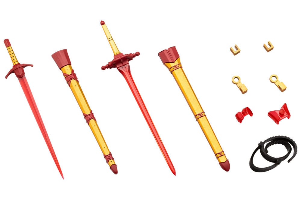 Kotobukiya M.S.G. Model Kit Zubehör-Set Virtuous Style 09 Sword Set A Flamerite Ver. Figurenzubehör Yokina