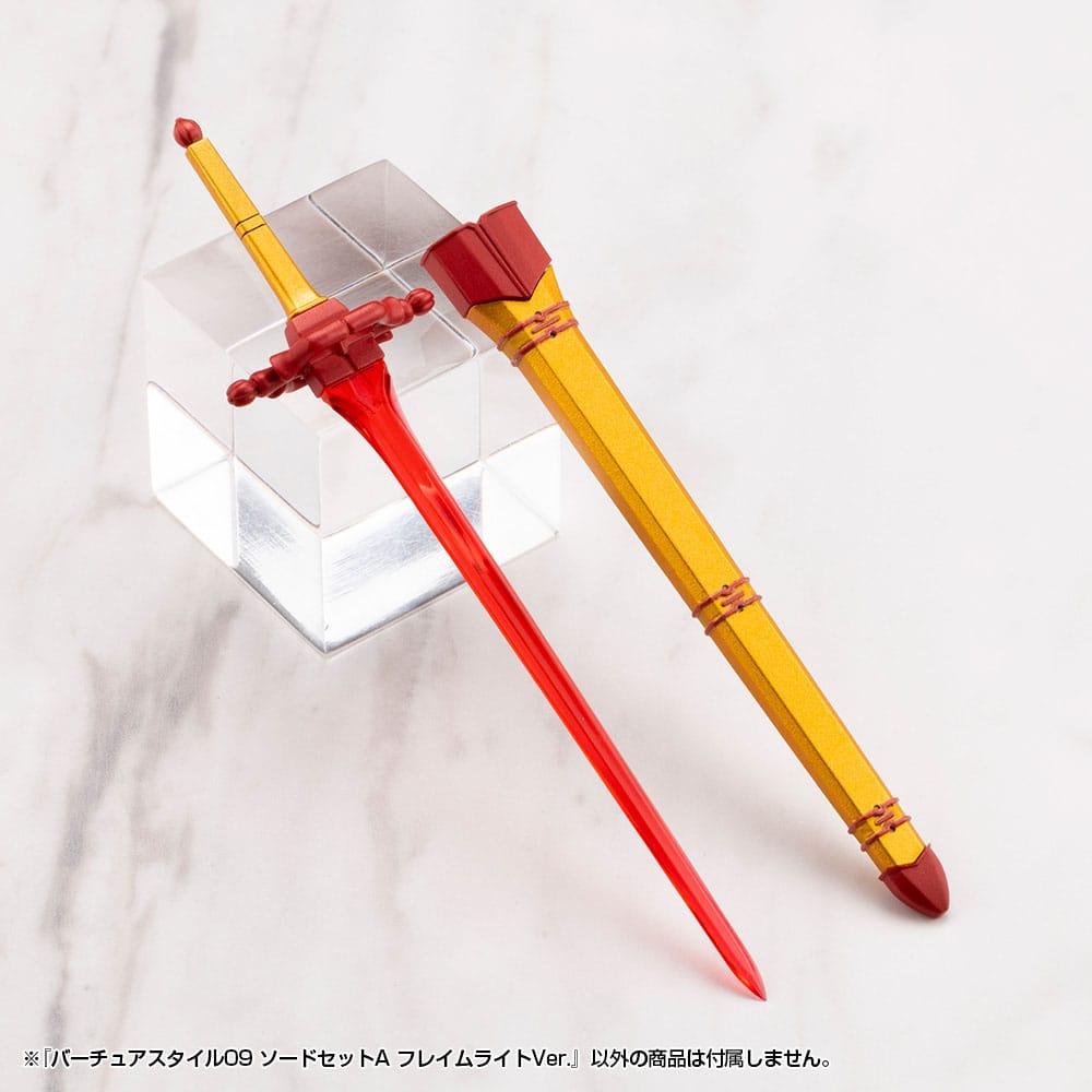 Kotobukiya M.S.G. Model Kit Zubehör-Set Virtuous Style 09 Sword Set A Flamerite Ver. Figurenzubehör Yokina