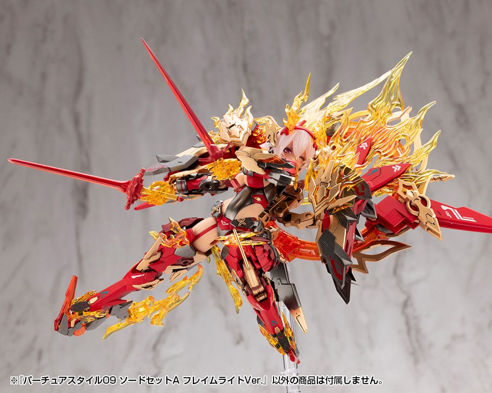 Kotobukiya M.S.G. Model Kit Zubehör-Set Virtuous Style 09 Sword Set A Flamerite Ver. Figurenzubehör Yokina