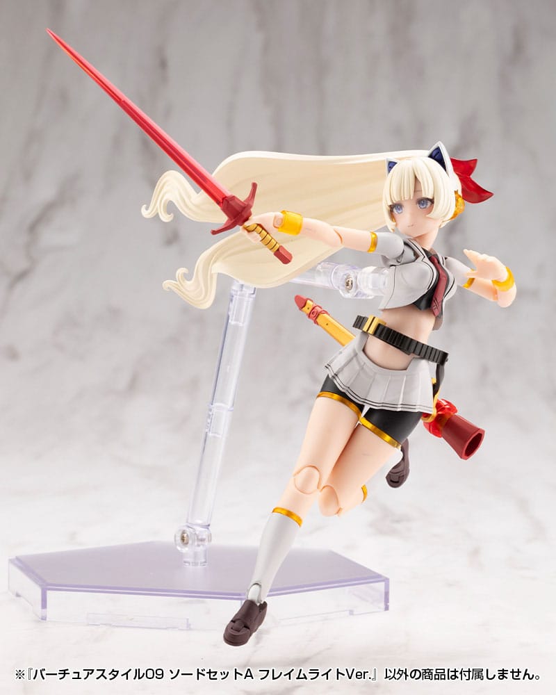 Kotobukiya M.S.G. Model Kit Zubehör-Set Virtuous Style 09 Sword Set A Flamerite Ver. Figurenzubehör Yokina