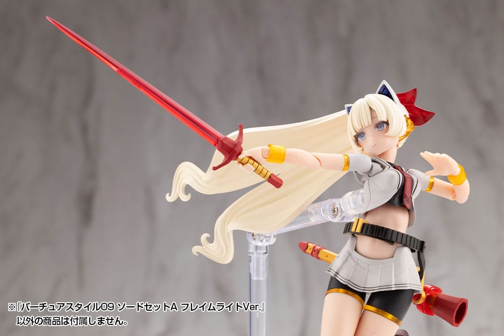 Kotobukiya M.S.G. Model Kit Zubehör-Set Virtuous Style 09 Sword Set A Flamerite Ver. Figurenzubehör Yokina