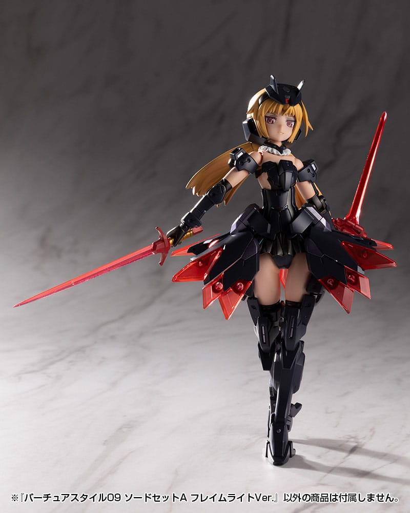 Kotobukiya M.S.G. Model Kit Zubehör-Set Virtuous Style 09 Sword Set A Flamerite Ver. Figurenzubehör Yokina