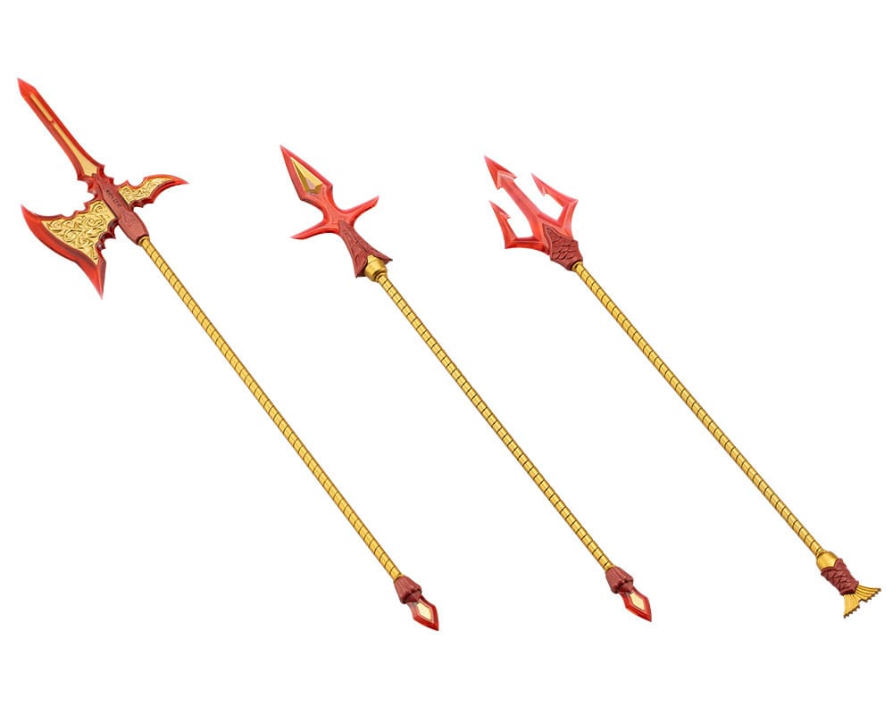 Kotobukiya M.S.G. Model Kit Zubehör-Set Virtuous Style 11 Pole Weapon Set Flamerite Ver. Figurenzubehör Yokina