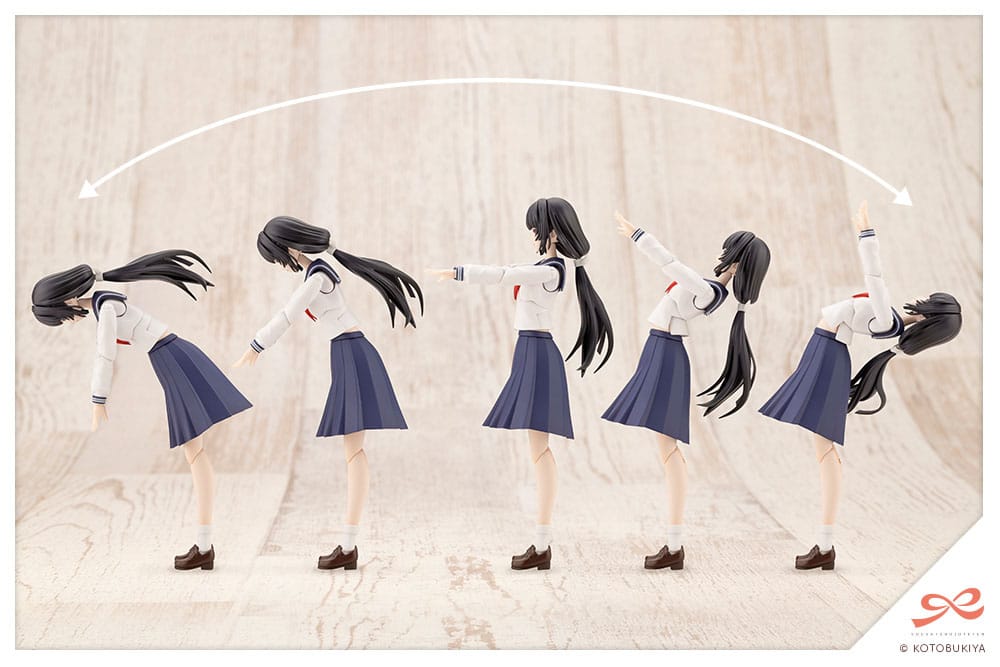 Sousai Shojo Teien Plastic Model Kit 1/10 Kuon Yakushiji Toudou High School Uniform 16 cm Figmas Yokina