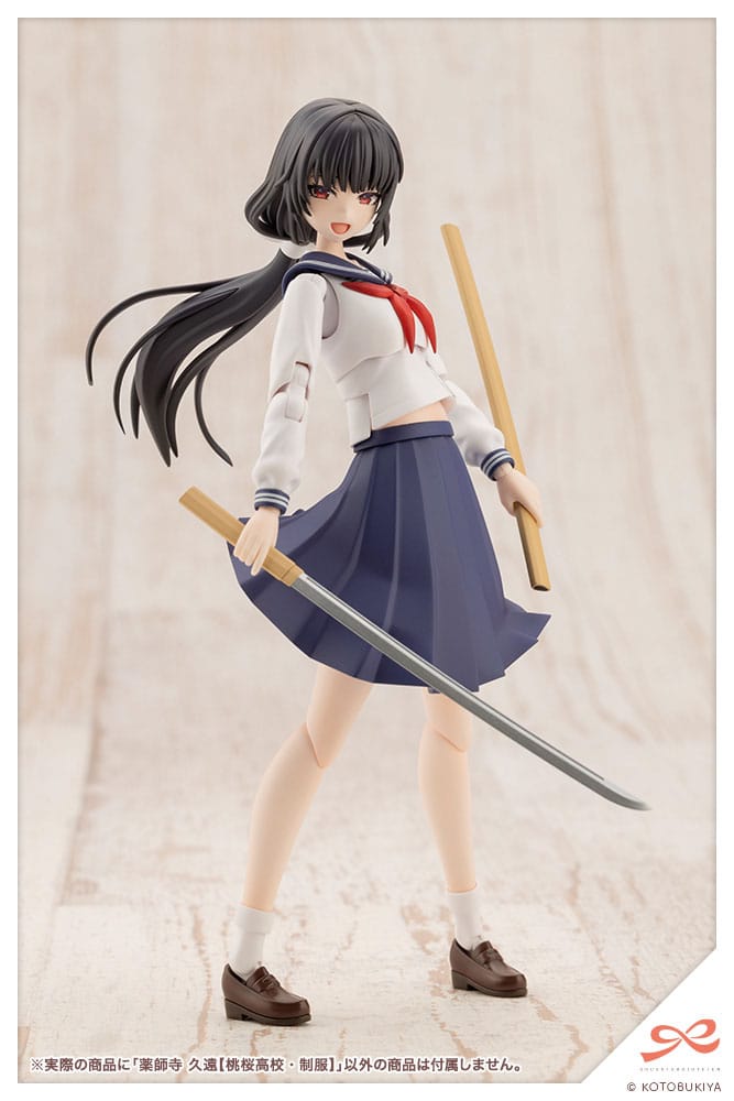 Sousai Shojo Teien Plastic Model Kit 1/10 Kuon Yakushiji Toudou High School Uniform 16 cm Figmas Yokina