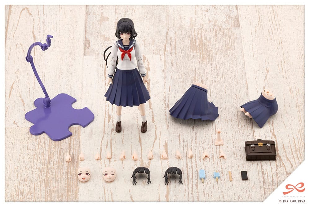 Sousai Shojo Teien Plastic Model Kit 1/10 Kuon Yakushiji Toudou High School Uniform 16 cm Figmas Yokina