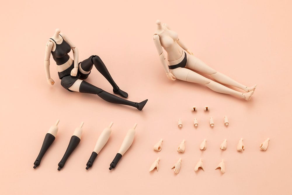 Sousai Shojo Teien Zubehör Set für Actionfiguren Dress Up Body Color C Ver. M Figurenzubehör Yokina