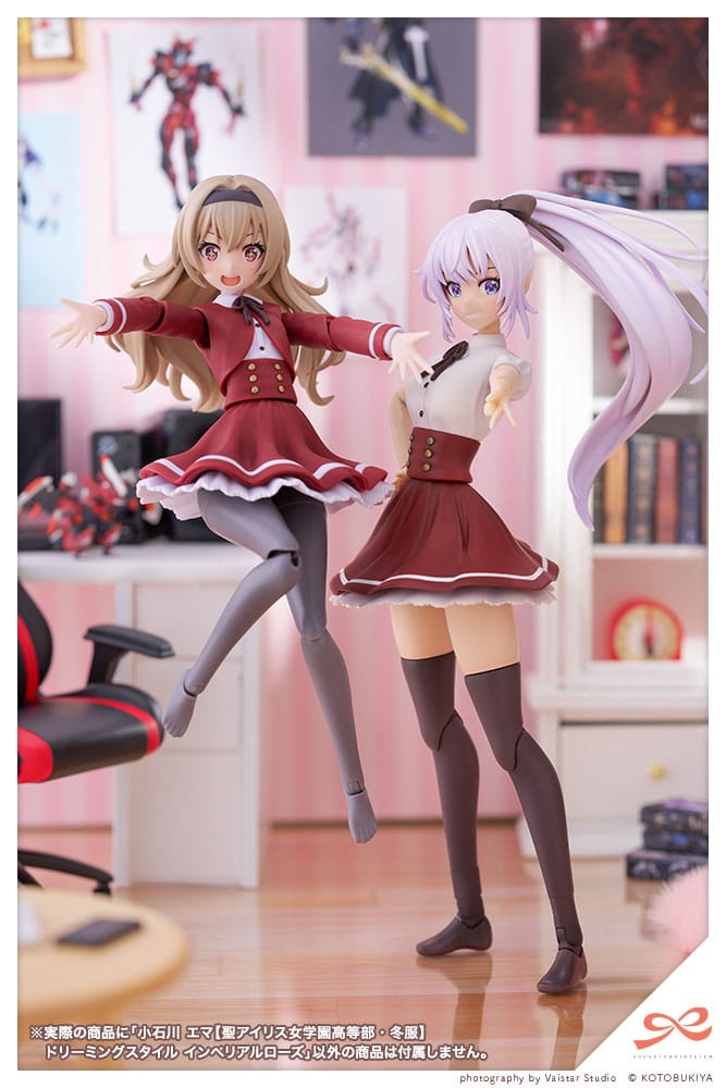 Sousai Shojo Teien Plastic Model Kit 1/10 Emma Koishikawa (St. Iris Gakuen Girl´s High School Winter Clothes) Dreaming Style Imperial Rose 14 cm Figmas Yokina