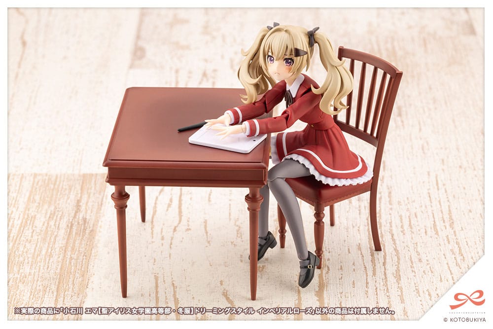 Sousai Shojo Teien Plastic Model Kit 1/10 Emma Koishikawa (St. Iris Gakuen Girl´s High School Winter Clothes) Dreaming Style Imperial Rose 14 cm Figmas Yokina