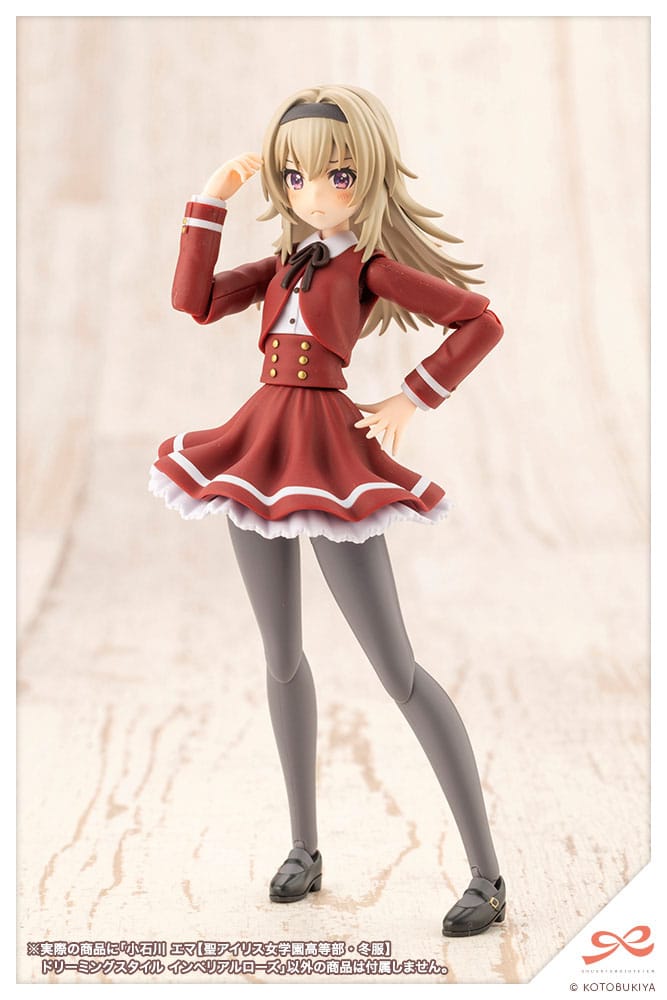 Sousai Shojo Teien Plastic Model Kit 1/10 Emma Koishikawa (St. Iris Gakuen Girl´s High School Winter Clothes) Dreaming Style Imperial Rose 14 cm Figmas Yokina