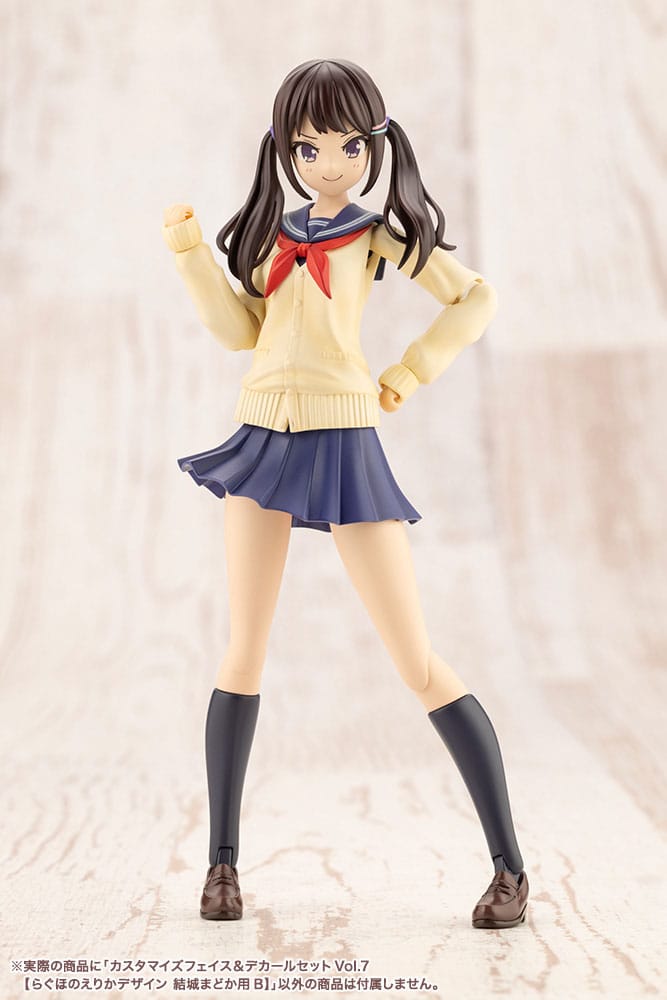 Sousai Shojo Teien Model Kit Zubehör-Set 1/10 Customized Face & Decal Set Vol. 7 Designed by Raguhonoerika For Madoka Yuki B Figurenzubehör Yokina