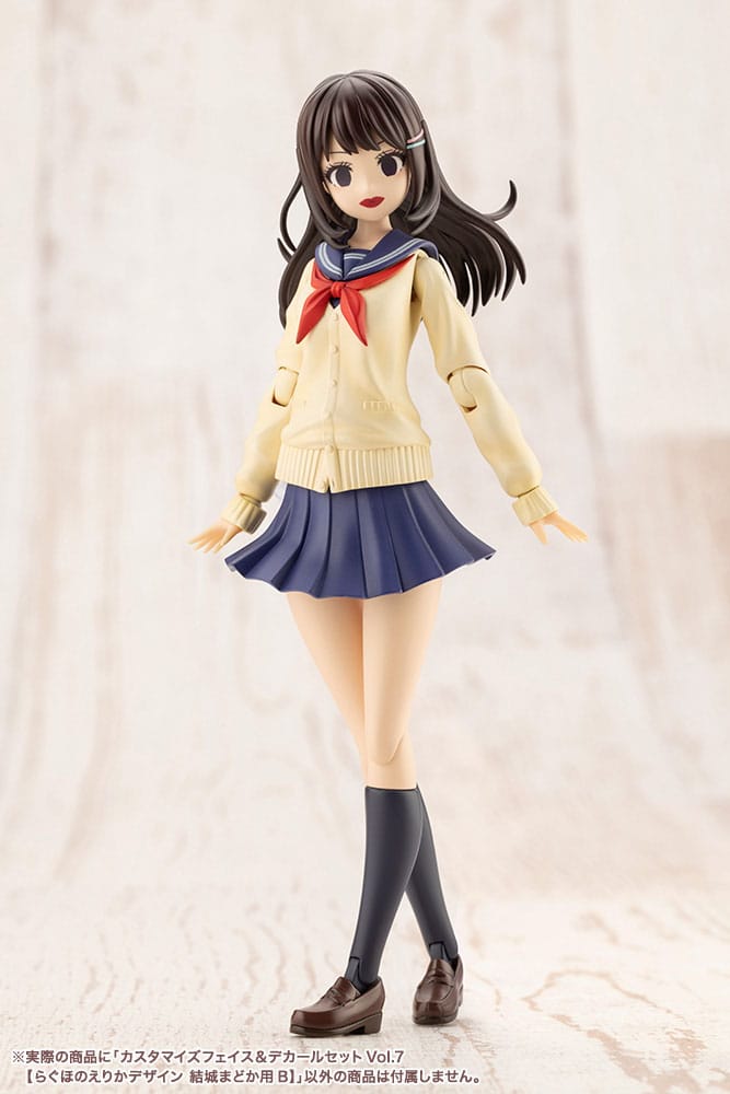 Sousai Shojo Teien Model Kit Zubehör-Set 1/10 Customized Face & Decal Set Vol. 7 Designed by Raguhonoerika For Madoka Yuki B Figurenzubehör Yokina