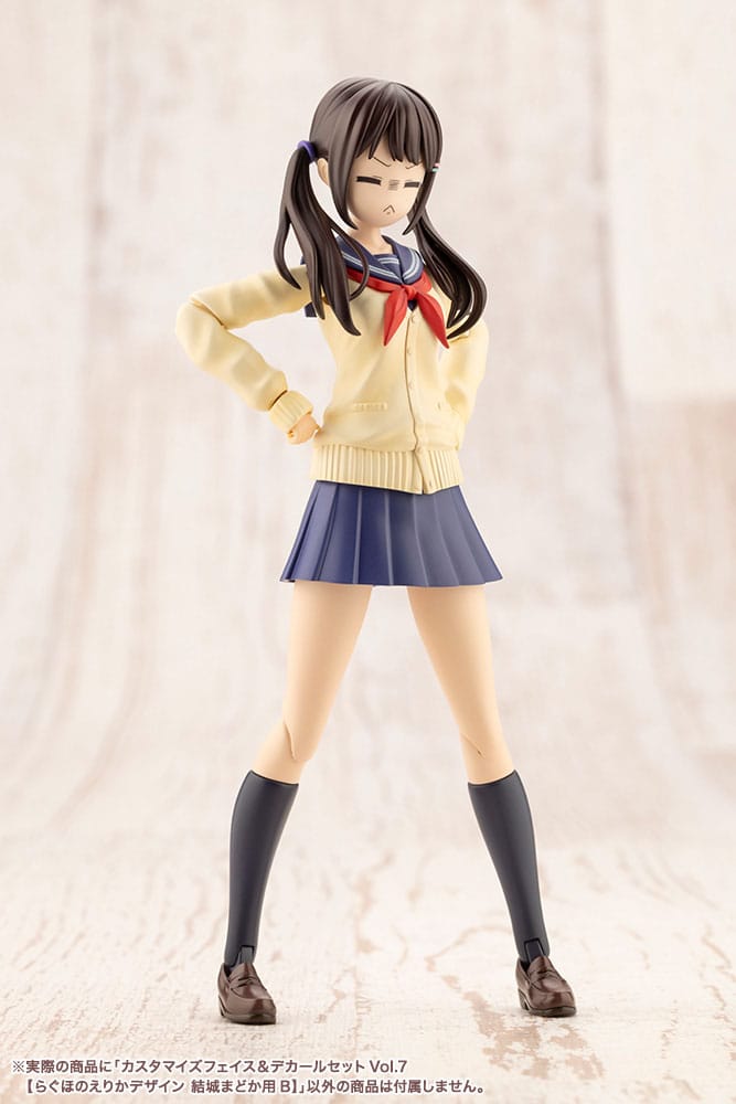 Sousai Shojo Teien Model Kit Zubehör-Set 1/10 Customized Face & Decal Set Vol. 7 Designed by Raguhonoerika For Madoka Yuki B Figurenzubehör Yokina