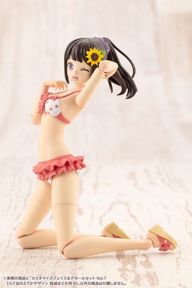 Sousai Shojo Teien Model Kit Zubehör-Set 1/10 Customized Face & Decal Set Vol. 7 Designed by Raguhonoerika For Madoka Yuki B Figurenzubehör Yokina