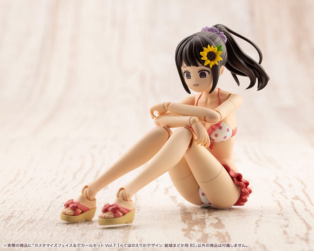 Sousai Shojo Teien Model Kit Zubehör-Set 1/10 Customized Face & Decal Set Vol. 7 Designed by Raguhonoerika For Madoka Yuki B Figurenzubehör Yokina
