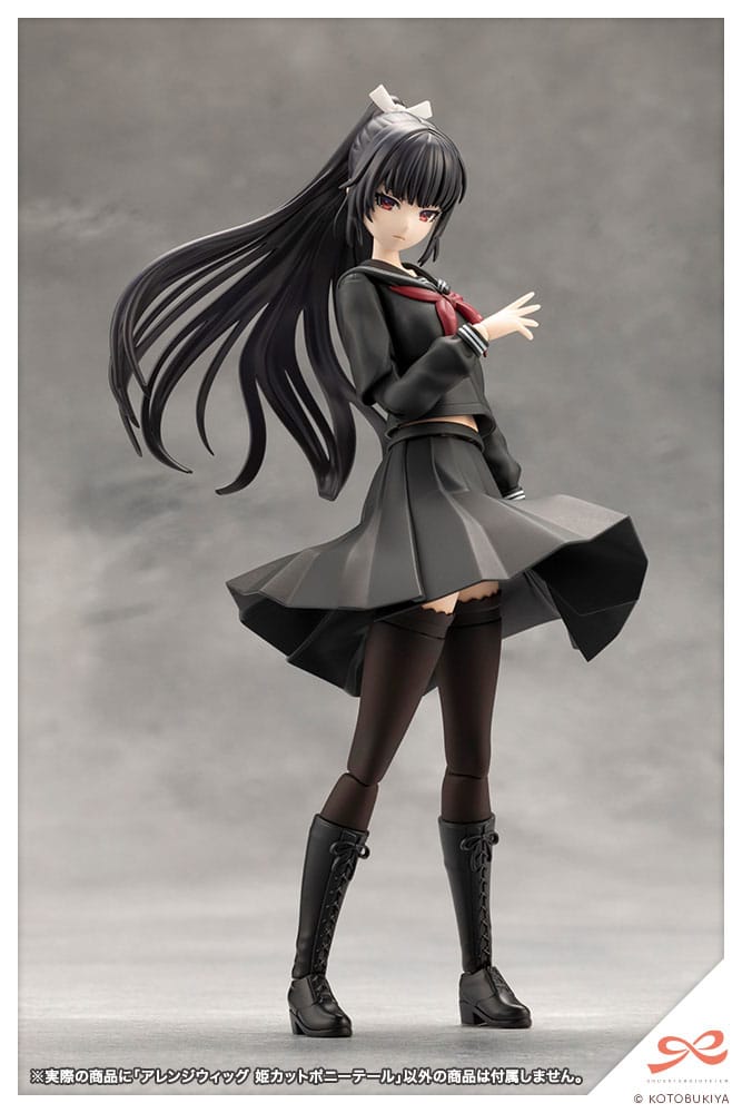 Sousai Shojo Teien Zubehör Set für Actionfiguren Arranged Wigs Hime Cut Pony Tail Figurenzubehör Yokina