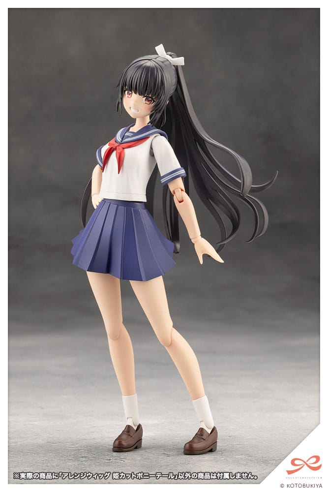 Sousai Shojo Teien Zubehör Set für Actionfiguren Arranged Wigs Hime Cut Pony Tail Figurenzubehör Yokina
