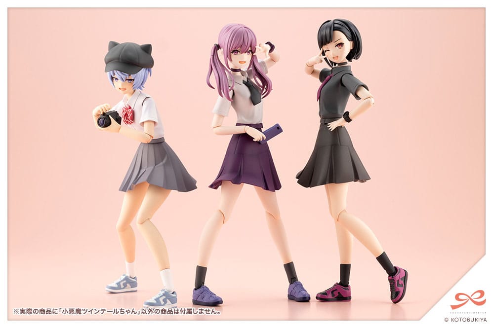 Sousai Shojo Teien Plastic Model Kit 1/10 Little Devil Twin Tails 15 cm Figmas Yokina
