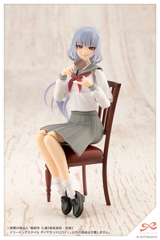Sousai Shojo Teien Plastic Model Kit 1/10 Kuon Yakushiji Toudou High School Uniform Dreaming Style Diamond Heroine 16 cm Figmas Yokina