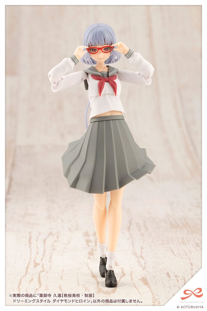 Sousai Shojo Teien Plastic Model Kit 1/10 Kuon Yakushiji Toudou High School Uniform Dreaming Style Diamond Heroine 16 cm Figmas Yokina