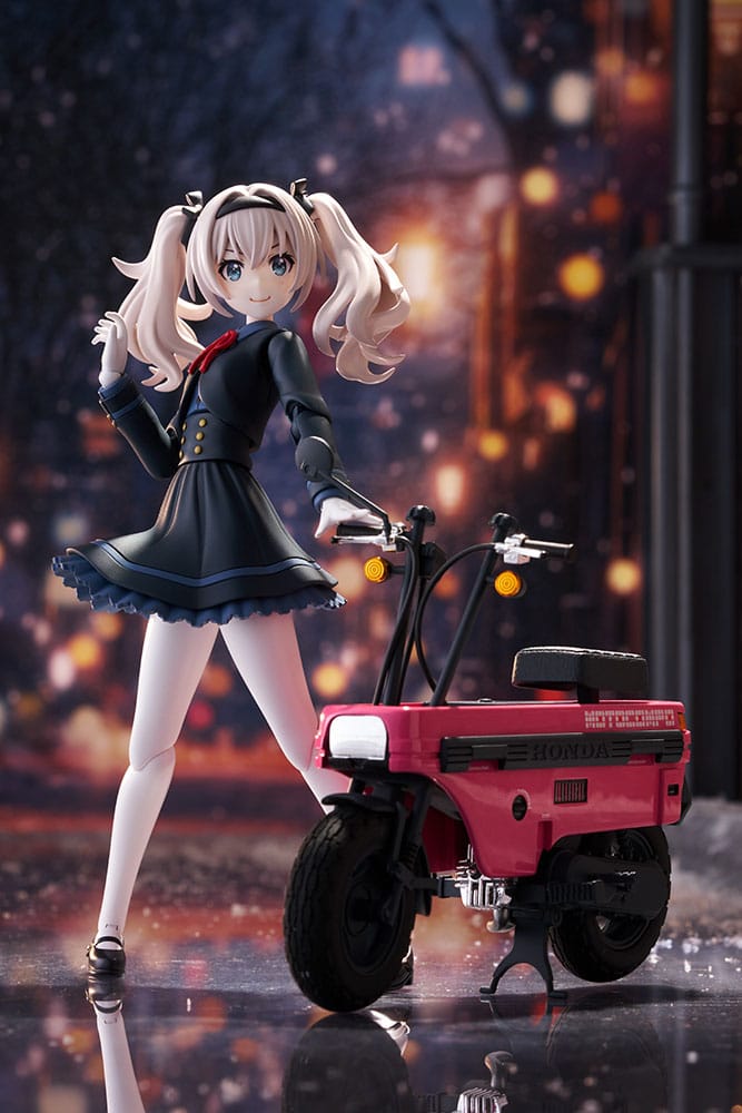 Sousai Shojo Teien Plastic Model Kit 1/10 Emma Koishikawa Nocturne with Honda AB12 Motocompo 14 cm Figmas Yokina