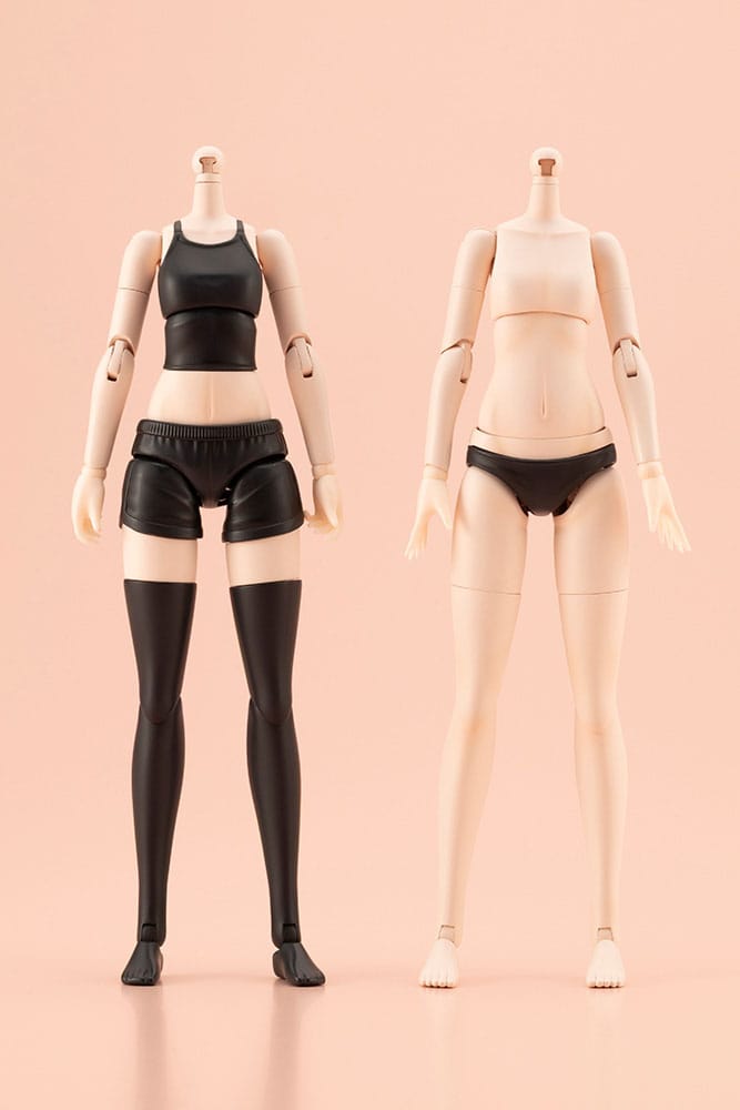 Sousai Shojo Teien Zubehör Set für 1/10 Actionfiguren Dress Up Body Color C Size S Figurenzubehör Yokina