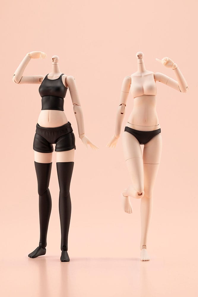 Sousai Shojo Teien Zubehör Set für 1/10 Actionfiguren Dress Up Body Color C Size S Figurenzubehör Yokina