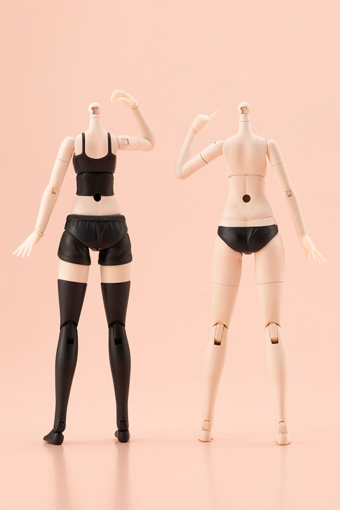 Sousai Shojo Teien Zubehör Set für 1/10 Actionfiguren Dress Up Body Color C Size S Figurenzubehör Yokina