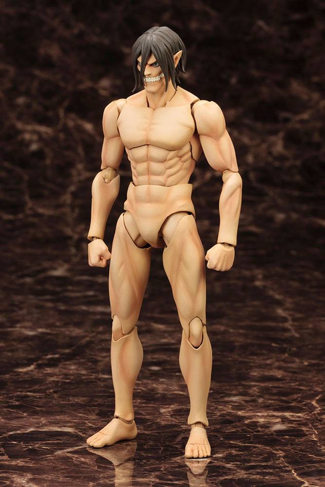 Attack on Titan Plastic Model Kit Eren Yeager 16 cm Figmas Yokina