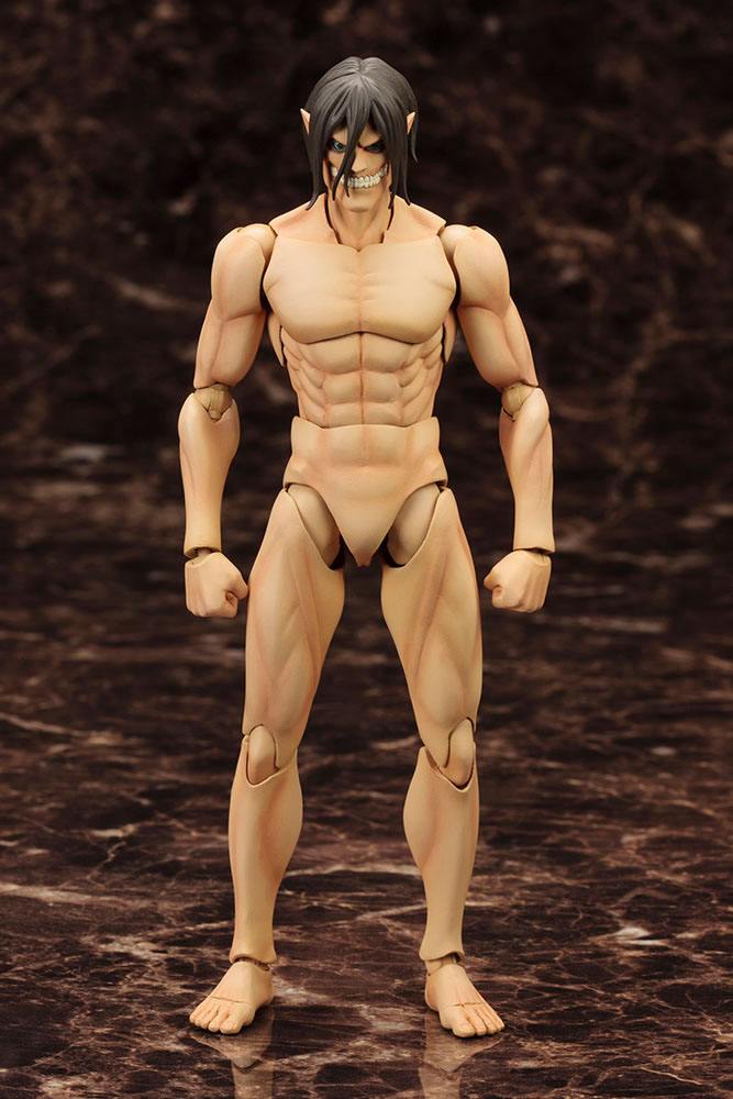 Attack on Titan Plastic Model Kit Eren Yeager 16 cm Figmas Yokina