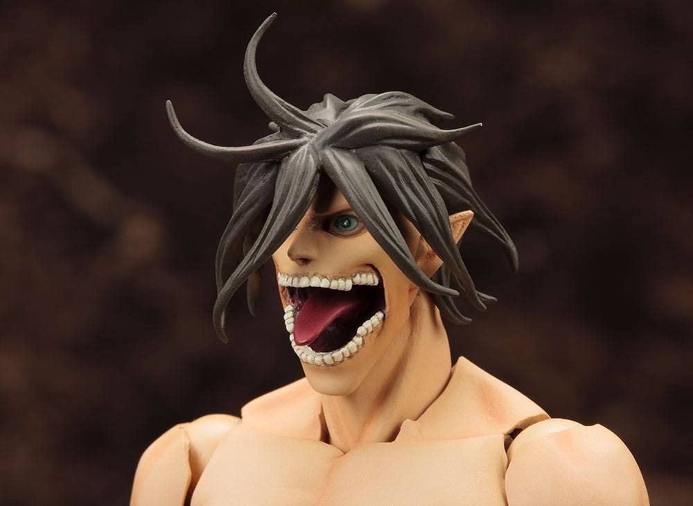 Attack on Titan Plastic Model Kit Eren Yeager 16 cm Figmas Yokina