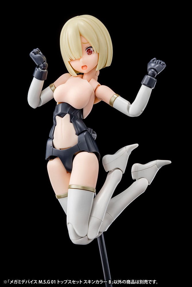 Megami Device M.S.G. Model Kit Zubehör-Set 01 Tops Set Skin Color B Figurenzubehör Yokina