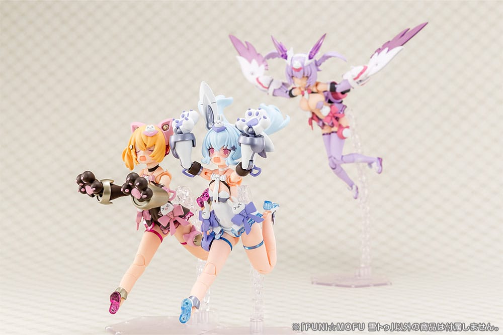 Megami Device Plastic Model Kit 1/1 Puni Mofu Yuki Tu 15 cm Figmas Yokina