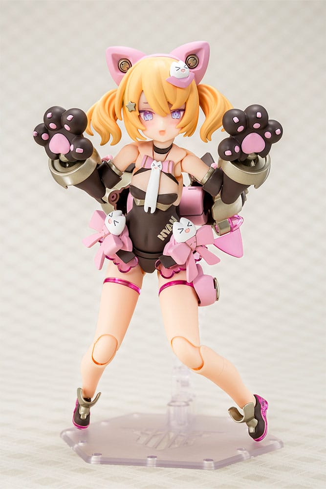 Megami Device Plastic Model Kit 1/1 Puni Mofu Kuro Mao 14 cm Figmas Yokina