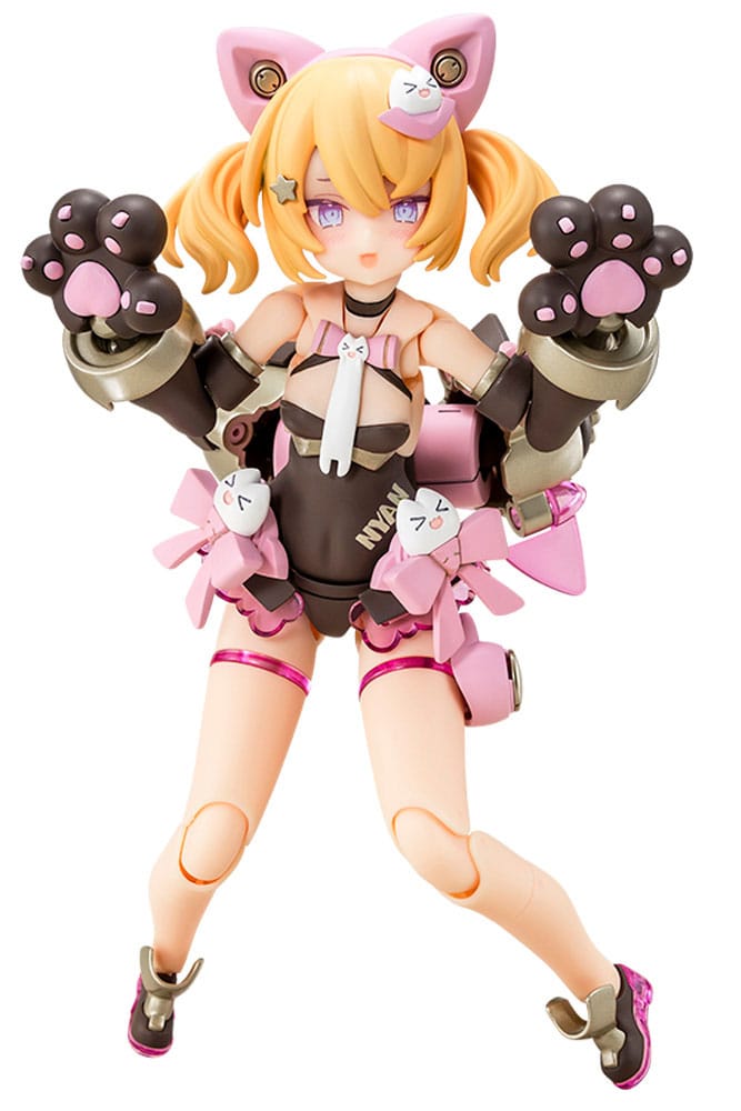 Megami Device Plastic Model Kit 1/1 Puni Mofu Kuro Mao 14 cm Figmas Yokina