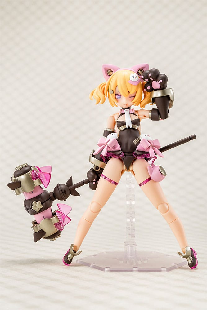 Megami Device Plastic Model Kit 1/1 Puni Mofu Kuro Mao 14 cm Figmas Yokina