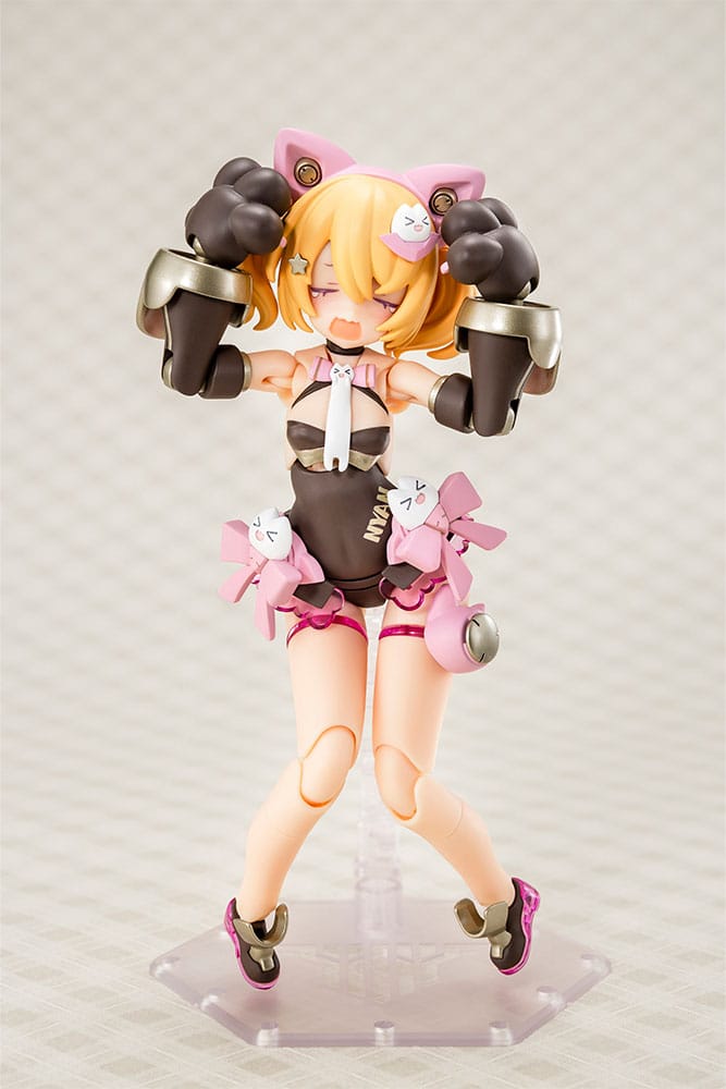 Megami Device Plastic Model Kit 1/1 Puni Mofu Kuro Mao 14 cm Figmas Yokina