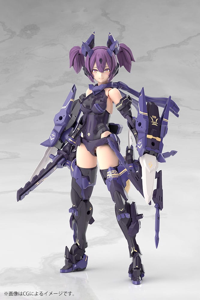 Megami Device Plastic Model Kit 1/1 Asra Ninja Kaname Shadow Edition Full Package 14 cm Figmas Yokina