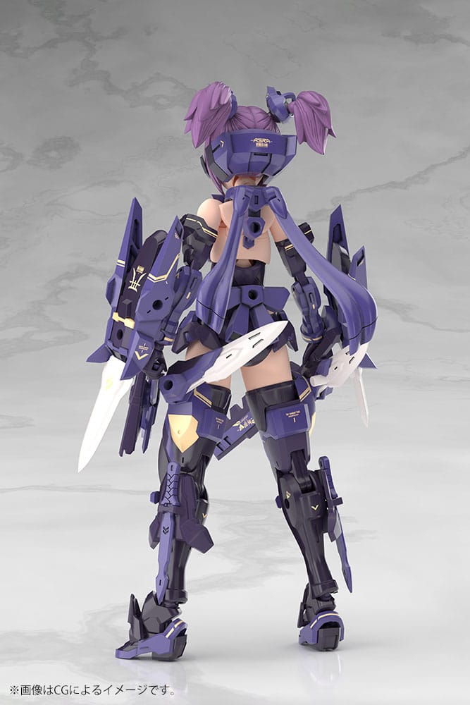 Megami Device Plastic Model Kit 1/1 Asra Ninja Kaname Shadow Edition Full Package 14 cm Figmas Yokina