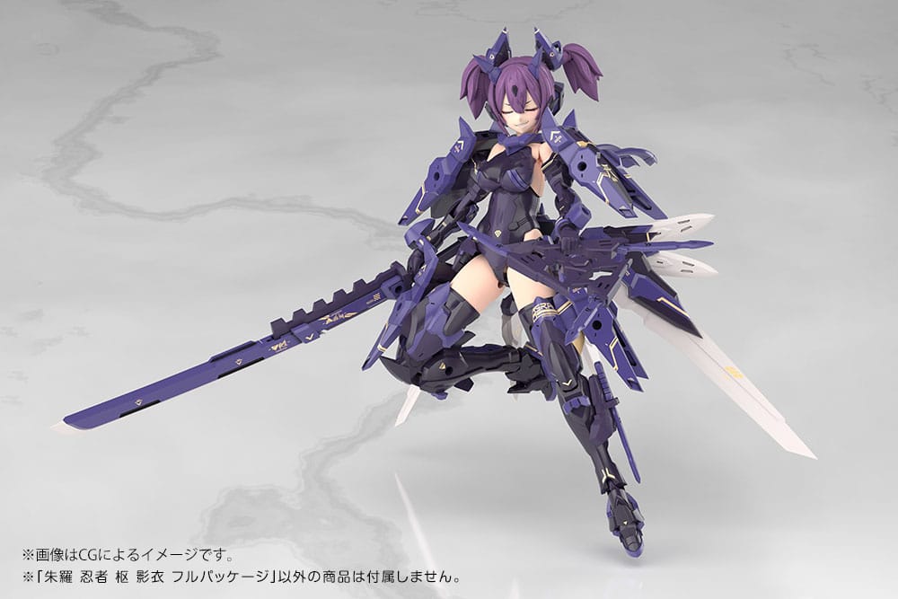 Megami Device Plastic Model Kit 1/1 Asra Ninja Kaname Shadow Edition Full Package 14 cm Figmas Yokina
