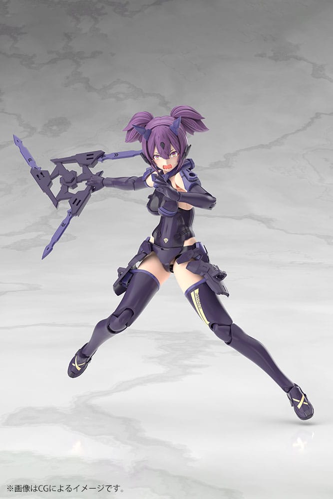 Megami Device Plastic Model Kit 1/1 Asra Ninja Kaname Shadow Edition Full Package 14 cm Figmas Yokina
