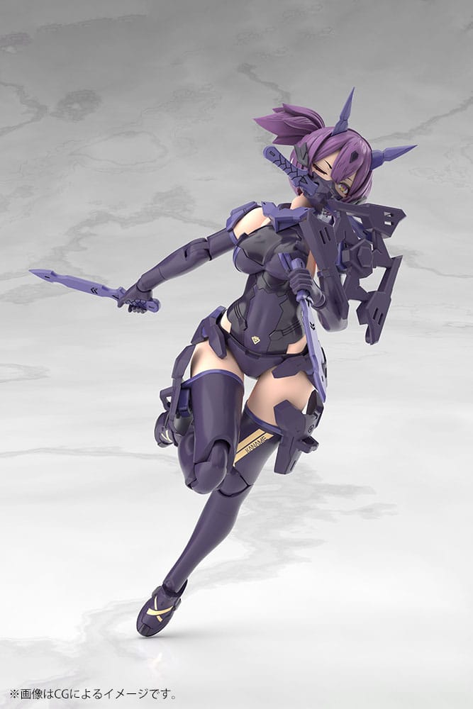 Megami Device Plastic Model Kit 1/1 Asra Ninja Kaname Shadow Edition Full Package 14 cm Figmas Yokina