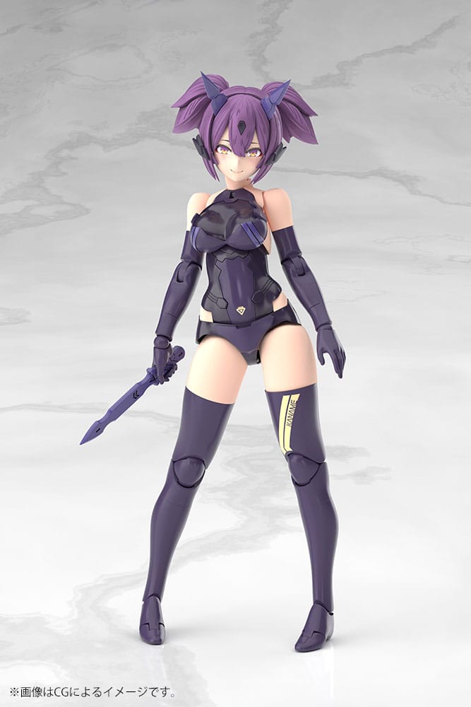 Megami Device Plastic Model Kit 1/1 Asra Ninja Kaname Shadow Edition Full Package 14 cm Figmas Yokina
