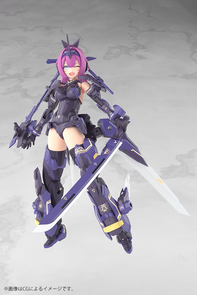 Megami Device Plastic Model Kit 1/1 Asra Archer Kizuna Shadow Edition Full Package 14 cm Figmas Yokina